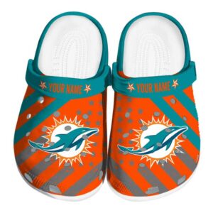 Custom Miami Dolphins Star Spangled Graphic Crocs Best selling