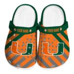Custom Miami Hurricanes Star Spangled Graphic Crocs Best selling