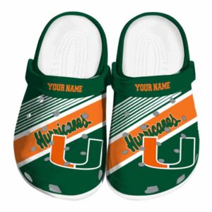 Custom Miami Hurricanes Vibrant Dual Tone Crocs Best selling