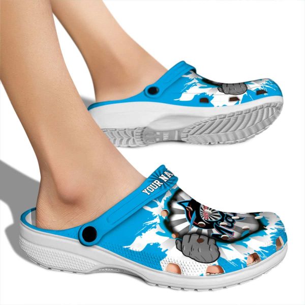 Custom Miami Marlins Gripping Hand Crocs High quality