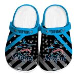 Custom Miami Marlins Star Spangled Graphic Crocs Best selling