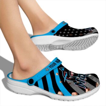 Custom Miami Marlins Star Spangled Graphic Crocs High quality