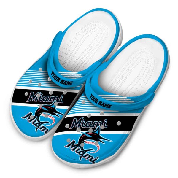 Custom Miami Marlins Vibrant Dual Tone Crocs Trendy