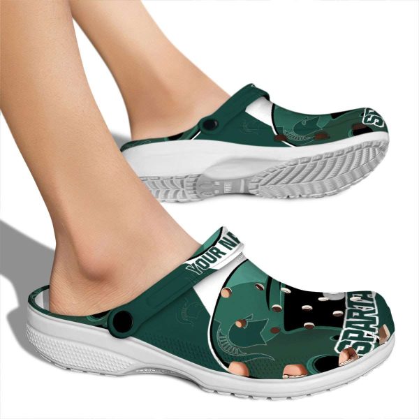 Custom Michigan State Spartans Baseball Helmet Crocs High quality