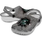 Custom Michigan State Spartans Cracked Ground Texture Crocs Best selling