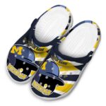 Custom Michigan Wolverines Baseball Helmet Crocs Best selling