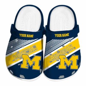 Custom Michigan Wolverines Vibrant Dual Tone Crocs Best selling