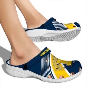 Custom Michigan Wolverines Vibrant Dual Tone Crocs High quality