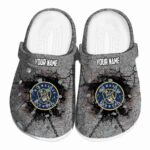 Custom Milwaukee Brewers Cracked Ground Texture Crocs Best selling