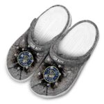 Custom Milwaukee Brewers Cracked Ground Texture Crocs Best selling