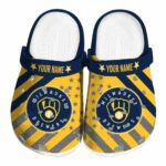 Custom Milwaukee Brewers Star Spangled Graphic Crocs Best selling