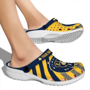 Custom Milwaukee Brewers Star Spangled Graphic Crocs High quality