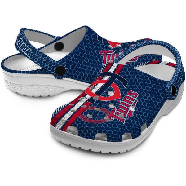 Custom Minnesota Twins Contrasting Stripes Crocs Latest Model