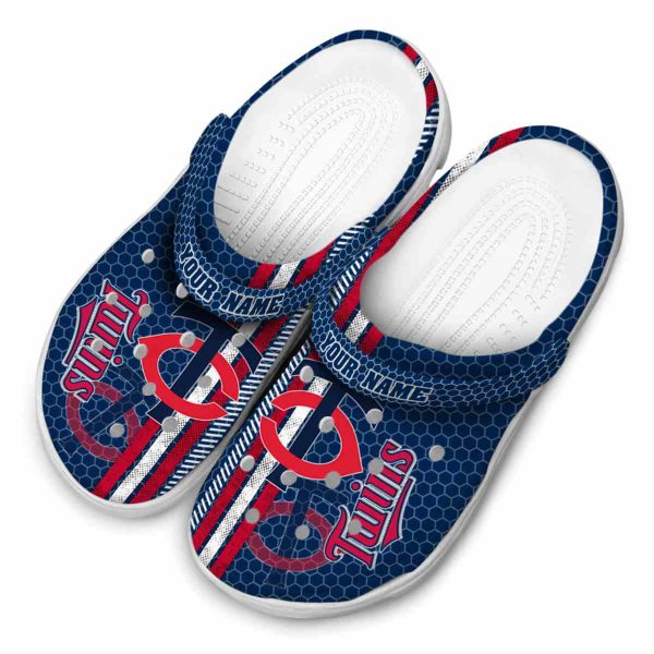 Custom Minnesota Twins Contrasting Stripes Crocs Trendy