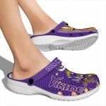 Custom Minnesota Vikings Contrasting Stripes Crocs Best selling