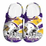 Custom Minnesota Vikings Football Helmet Crocs Best selling