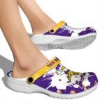 Custom Minnesota Vikings Splatter Pattern Crocs Best selling