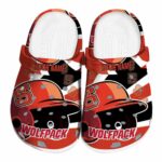 Custom NC State Wolfpack Baseball Helmet Crocs Best selling