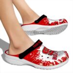 Custom NC State Wolfpack Splash Art Crocs Best selling