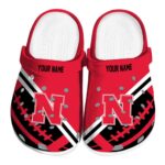Custom Nebraska Cornhuskers Football Motif Crocs Best selling