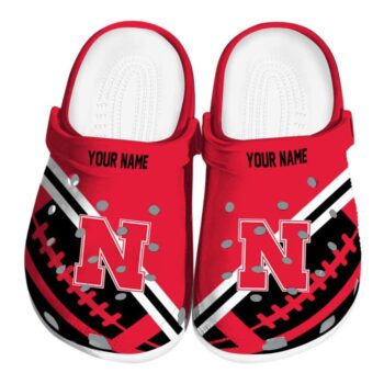 Custom Nebraska Cornhuskers Football Motif Crocs Best selling