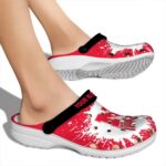 Custom Nebraska Cornhuskers Splash Art Crocs Best selling