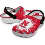 Custom Nebraska Cornhuskers Splash Art Crocs Best selling