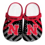 Custom Nebraska Cornhuskers Star Spangled Graphic Crocs Best selling