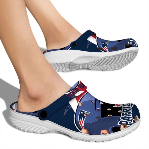 Custom New England Patriots Baseball Helmet Crocs High quality