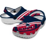 Custom New England Patriots Football Motif Crocs Best selling