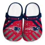 Custom New England Patriots Star Spangled Graphic Crocs Best selling