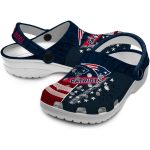 Custom New England Patriots Star Spangled Side Pattern Crocs Best selling