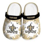 Custom New Orleans Saints Splash Art Crocs Best selling