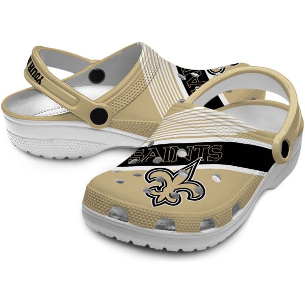 Custom New Orleans Saints Vibrant Dual Tone Crocs Latest Model
