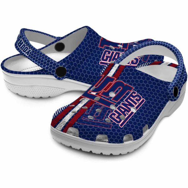 Custom New York Giants Contrasting Stripes Crocs Latest Model