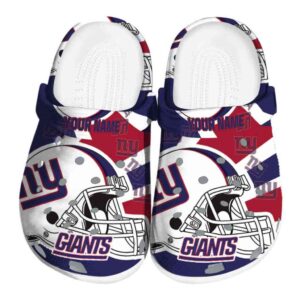 Custom New York Giants Football Helmet Crocs Best selling