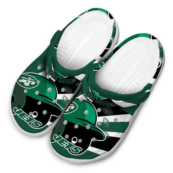 Custom New York Jets Baseball Helmet Crocs Trendy