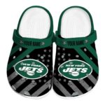 Custom New York Jets Star Spangled Graphic Crocs Best selling