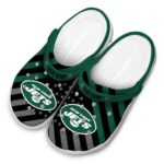 Custom New York Jets Star Spangled Graphic Crocs Best selling