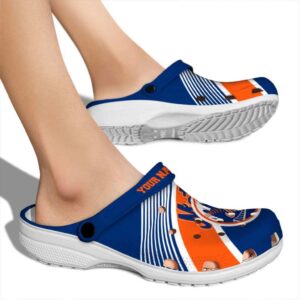 Custom New York Mets Vibrant Dual Tone Crocs High quality