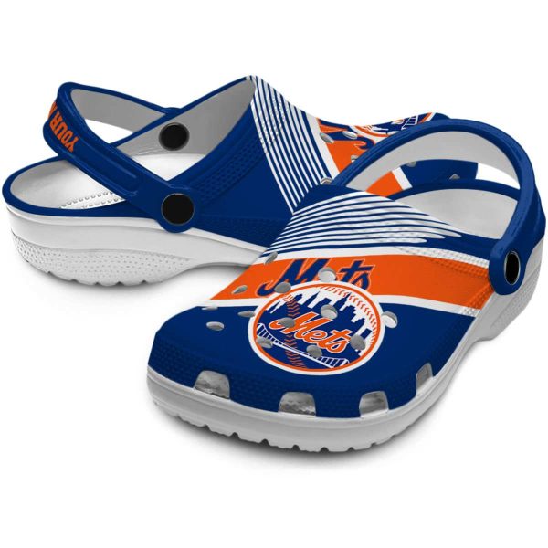 Custom New York Mets Vibrant Dual Tone Crocs Latest Model
