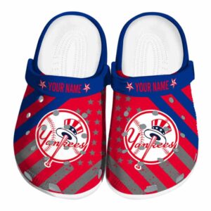 Custom New York Yankees Star Spangled Graphic Crocs Best selling
