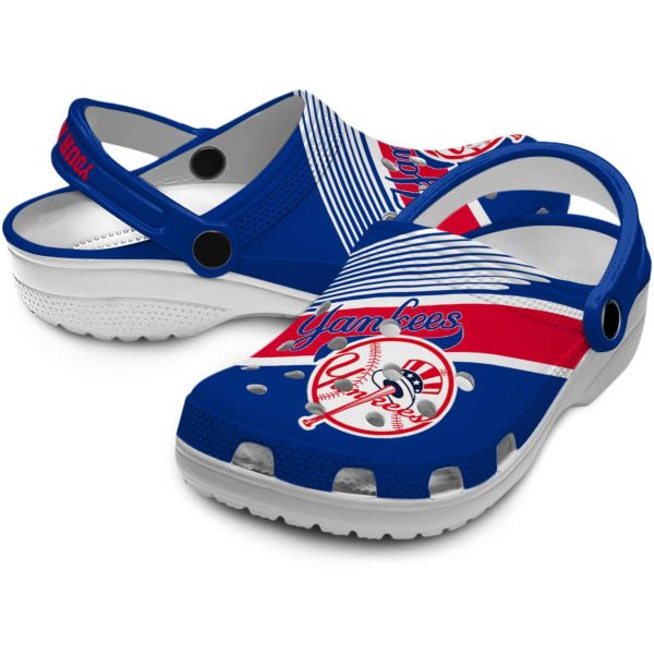 Custom New York Yankees Vibrant Dual Tone Crocs Latest Model