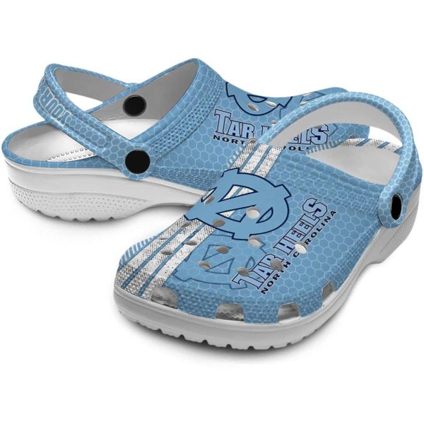 Custom North Carolina Tar Heels Contrasting Stripes Crocs Latest Model