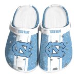 Custom North Carolina Tar Heels Vertical Stripes Clog 1 Custom North Carolina Tar Heels Vertical Stripes Crocs Best selling