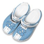 Custom North Carolina Tar Heels Vertical Stripes Crocs Best selling