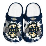 Custom Notre Dame Fighting Irish Gripping Hand Crocs Best selling