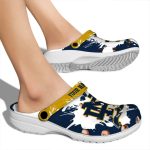 Custom Notre Dame Fighting Irish Splatter Pattern Crocs Best selling