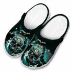 Custom Oakland Athletics Gothic Skull Crocs Best selling