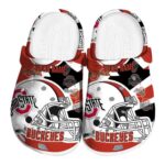 Custom Ohio State Buckeyes Football Helmet Crocs Best selling
